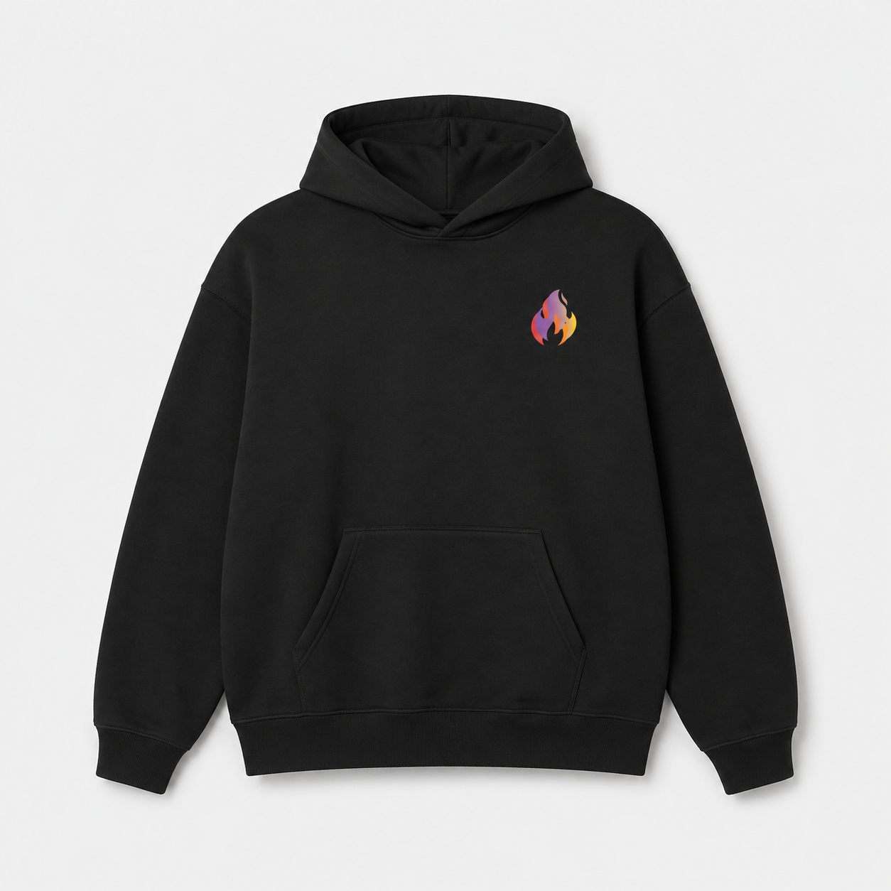 Sweat-shirt flames