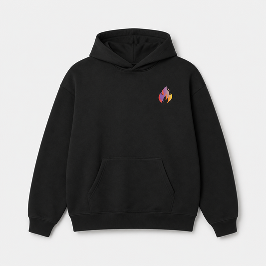 Sweat-shirt flames
