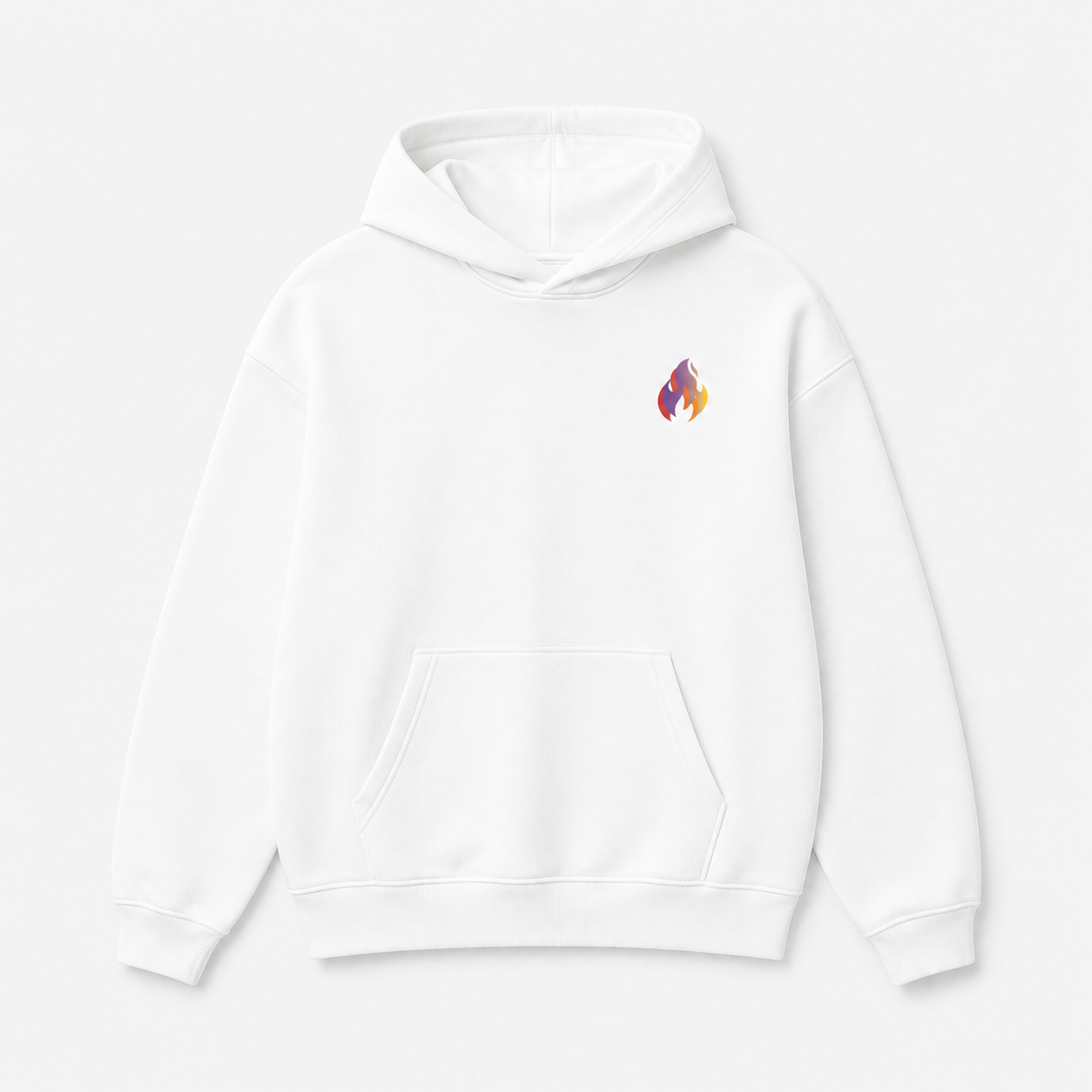 Sweat-shirt flames